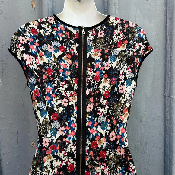 Erdem  Darlina Floral-Print Flounce Dress, size 8 - Picture 5 of 14